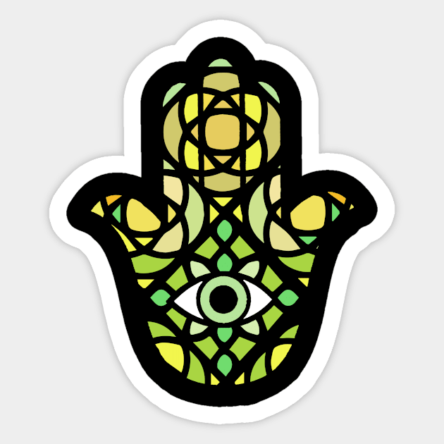 Hamsa Hand Evil Eye Sticker by livania